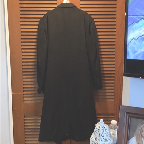 diSilver Cashmere Blend Extra Long Domino Overcoat, New with Tags - Picture 8 of 15